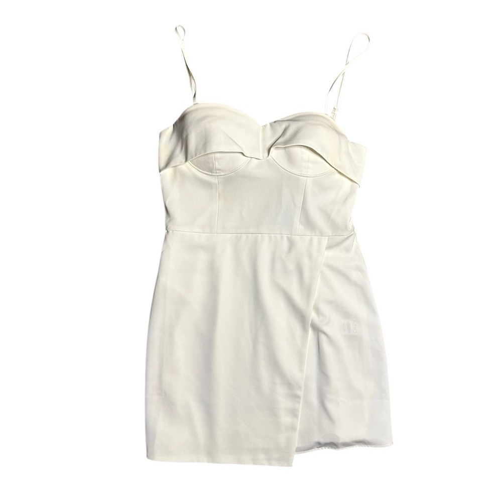 NBD NWT White Spaghetti Strap Dress Medium